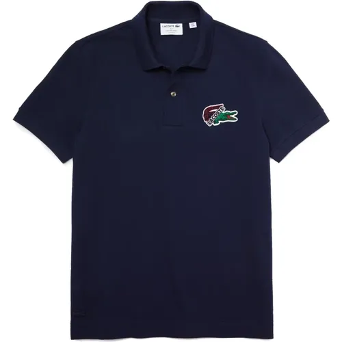 Cotton Piqué Holiday Polo Shirt , male, Sizes: M, S - Lacoste - Modalova