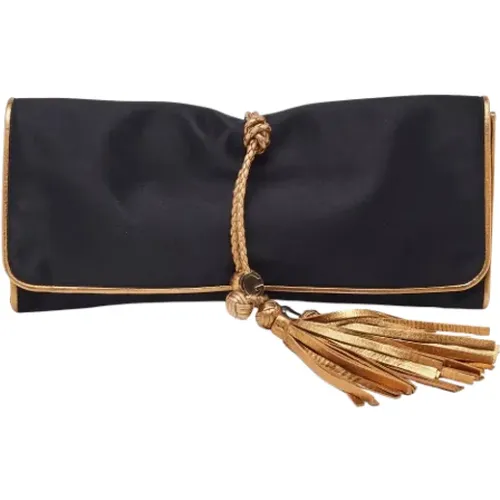 Pre-owned Satin clutches , female, Sizes: ONE SIZE - Gucci Vintage - Modalova