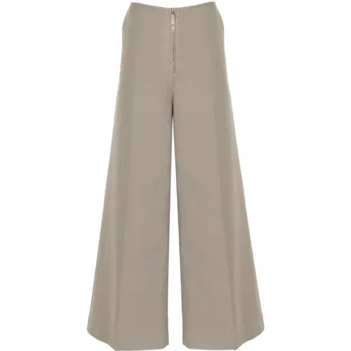 Stone Wide Leg Pants , female, Sizes: S - TotêMe - Modalova