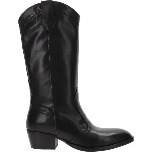 Leather Women's Boots Slip-On Closure , female, Sizes: 3 UK, 5 UK, 7 UK - Nerogiardini - Modalova