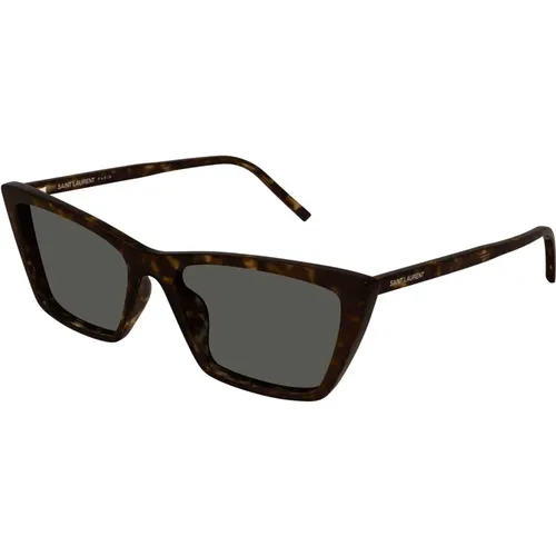 Mica Thin SUN SL 737 Sonnenbrille , Damen, Größe: 54 MM - Saint Laurent - Modalova