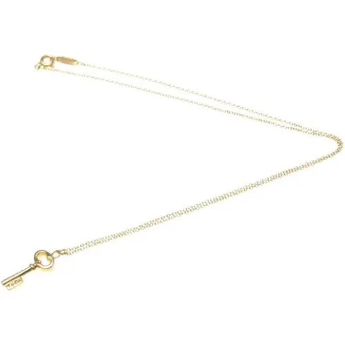 Pre-owned Gold necklaces , female, Sizes: ONE SIZE - Tiffany & Co. Pre-owned - Modalova