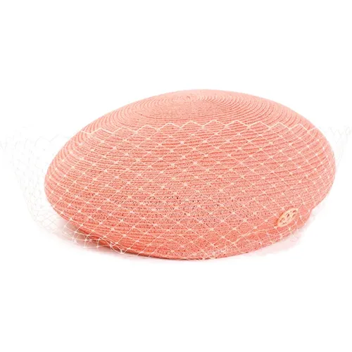 Peach Beret Yellow & Hat , female, Sizes: M - Maison Michel - Modalova