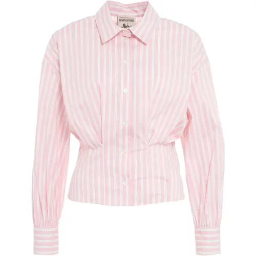 Rose Ss24 Womens Shirt , female, Sizes: M, L - Semicouture - Modalova