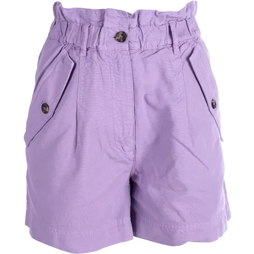 Kurze Shorts in schöner lila Farbe , Damen, Größe: 2XS - Kenzo - Modalova