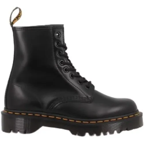 Schwarze Plateau-Schnürstiefel - Dr. Martens - Modalova