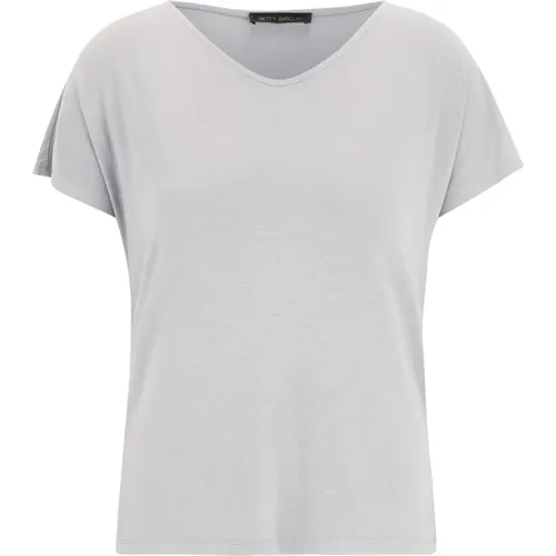 Casual V-Ausschnitt Shirt für Stadt und Reise , Damen, Größe: XL - Betty Barclay - Modalova