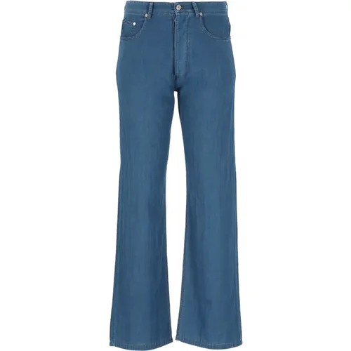 Cotton Pants with Belt Loops , male, Sizes: L, XL - Palm Angels - Modalova