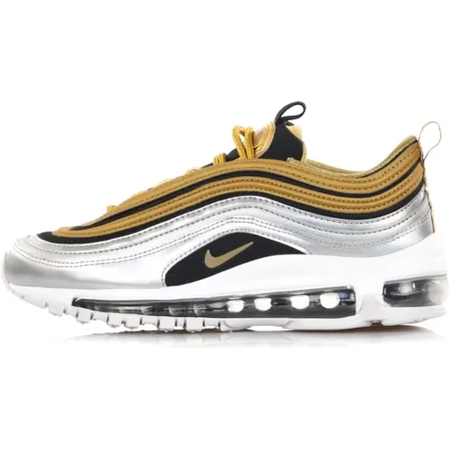 Metallic Gold Low Sneaker - Air Max 97 SE , Damen, Größe: 37 1/2 EU - Nike - Modalova