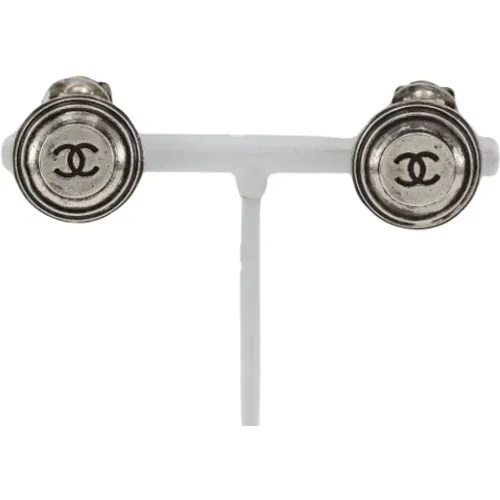 Pre-owned Metal earrings , female, Sizes: ONE SIZE - Chanel Vintage - Modalova