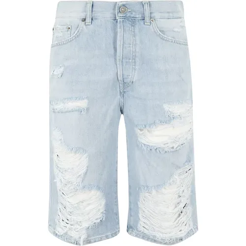 Casual Denim Shorts , Damen, Größe: W25 - Dondup - Modalova