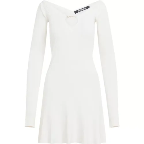 Off- Mini Dress Pralu , female, Sizes: 3XS - Jacquemus - Modalova