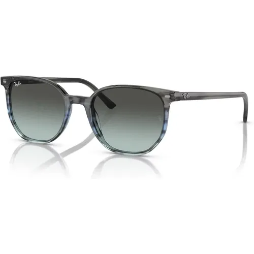 Blue Gradient Rubber Finish Sunglasses , unisex, Sizes: 54 MM - Ray-Ban - Modalova