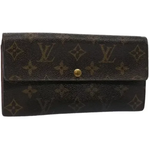 Pre-owned Coated canvas wallets , female, Sizes: ONE SIZE - Louis Vuitton Vintage - Modalova