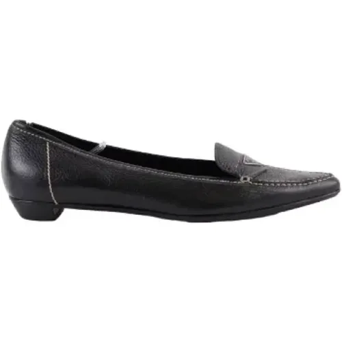 Pre-owned Leather flats , female, Sizes: 6 UK - Prada Vintage - Modalova