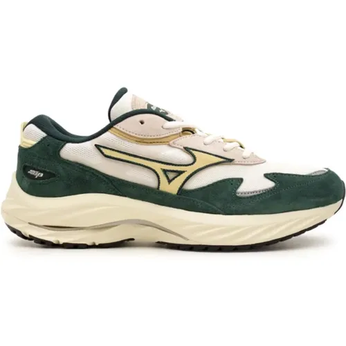 Niedrige Sneakers Rider B 01 Grün , Herren, Größe: 40 1/2 EU - Mizuno - Modalova