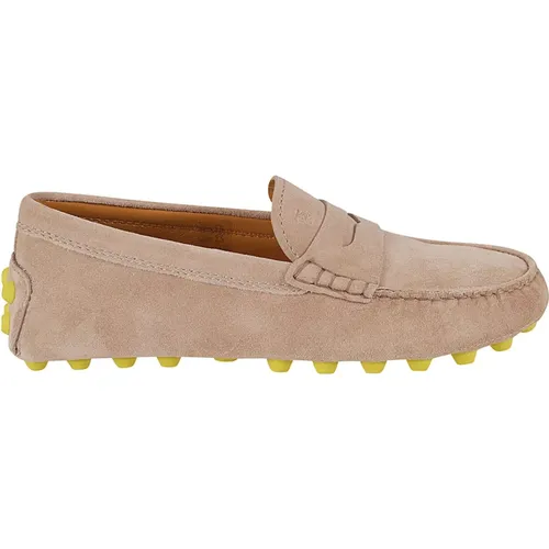 Gommino Macro 52K Moccasin Flache Schuhe , Damen, Größe: 36 EU - TOD'S - Modalova