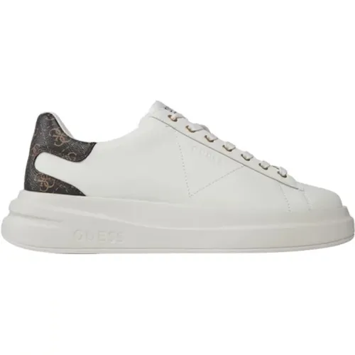 Weiße Casual Sportliche Sneakers , Herren, Größe: 45 EU - Guess - Modalova