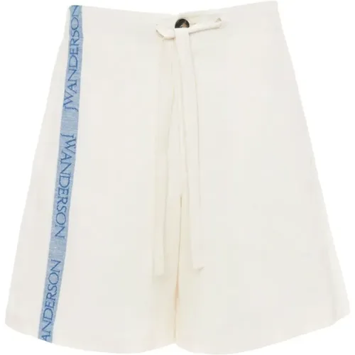 Off Wide Leg Shorts , male, Sizes: S, XS, M, L - JW Anderson - Modalova