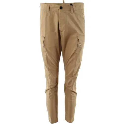 Cargo Pants for Men, , 100% Cotton , male, Sizes: XS - Dsquared2 - Modalova