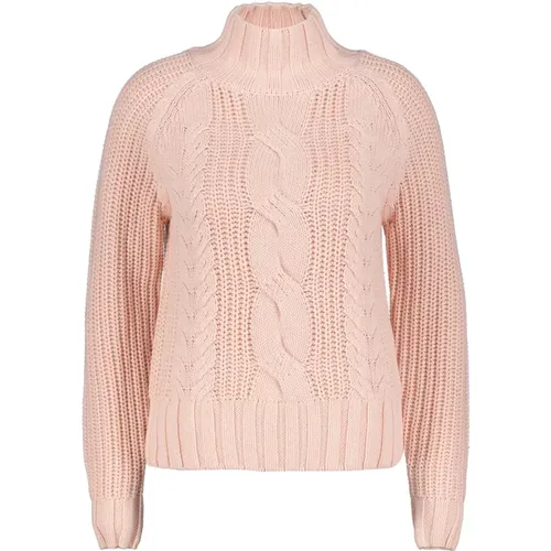 Turtle Cable Sweater , Damen, Größe: L - Red Button - Modalova