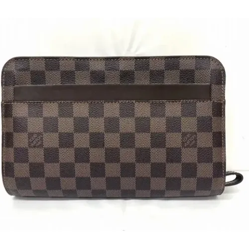 Pre-owned Canvas clutches , female, Sizes: ONE SIZE - Louis Vuitton Vintage - Modalova