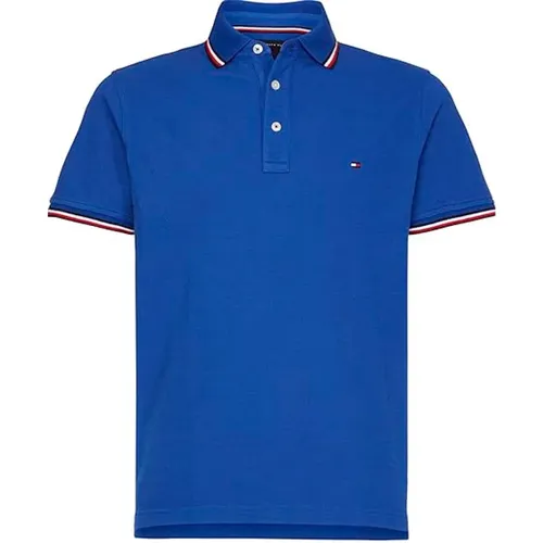 Slim Fit Polo Shirt Clear , male, Sizes: M, 2XL, XL, 3XL, S, L - Tommy Hilfiger - Modalova