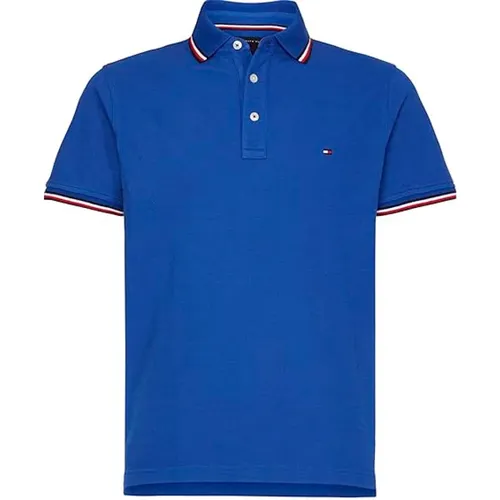 Slim Fit Polo Shirt Clear , male, Sizes: S - Tommy Hilfiger - Modalova