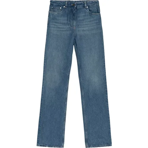 High-Waist-Jeans , Damen, Größe: XS - Salvatore Ferragamo - Modalova