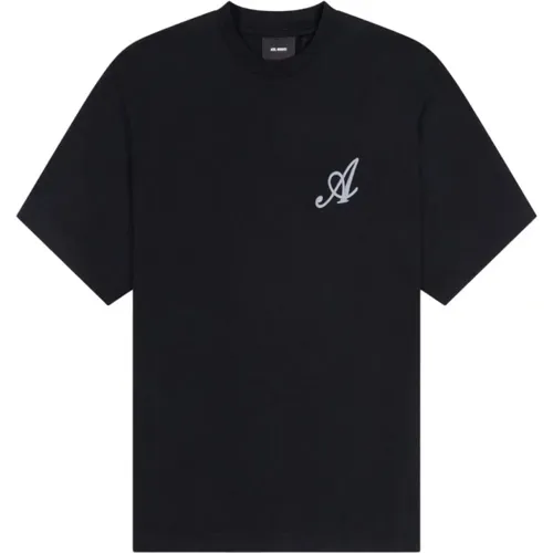 Embroidered T-Shirt , male, Sizes: M, L - Axel Arigato - Modalova