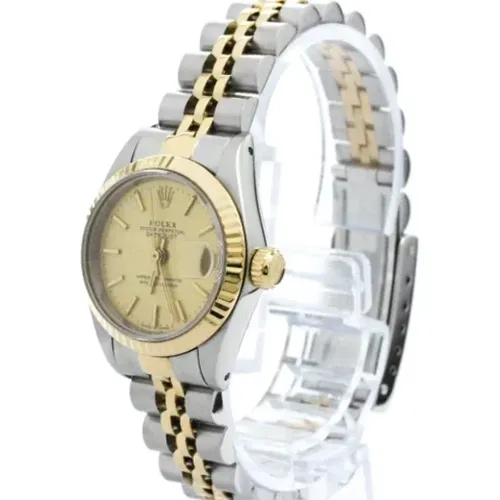 Pre-owned Stainless Steel watches , female, Sizes: ONE SIZE - Rolex Vintage - Modalova