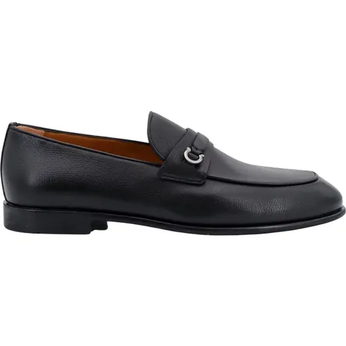 Loafer Shoes with Iconic Gancini , male, Sizes: 10 UK, 5 1/2 UK, 5 UK, 4 UK - Salvatore Ferragamo - Modalova