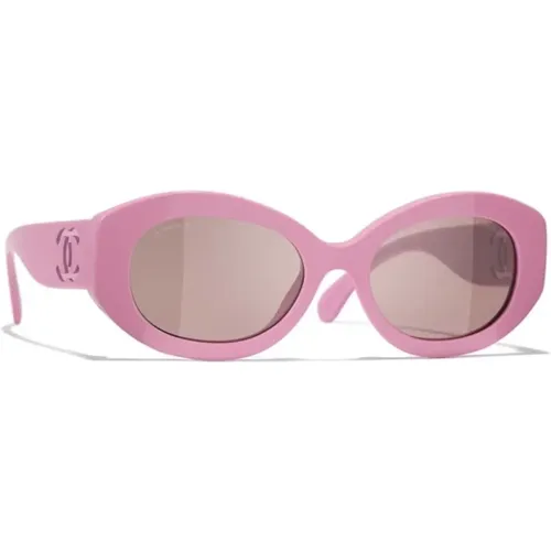 Ch5528 177653 Sunglasses , female, Sizes: 53 MM - Chanel - Modalova