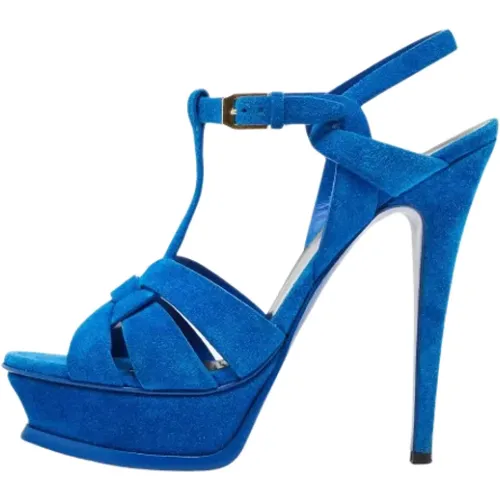 Pre-owned Suede sandals , female, Sizes: 5 UK - Yves Saint Laurent Vintage - Modalova