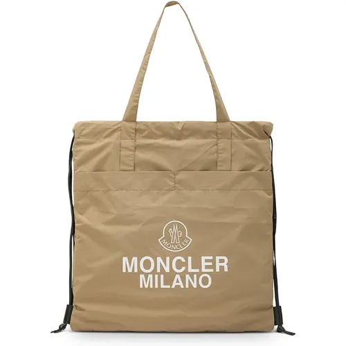 Drawstring Tote Bag , male, Sizes: ONE SIZE - Moncler - Modalova