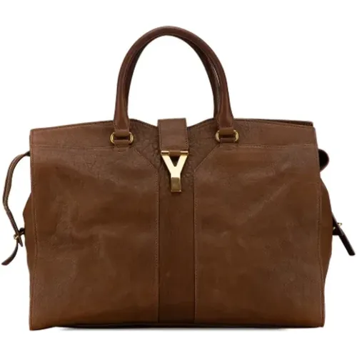 Pre-owned Leather totes , female, Sizes: ONE SIZE - Yves Saint Laurent Vintage - Modalova