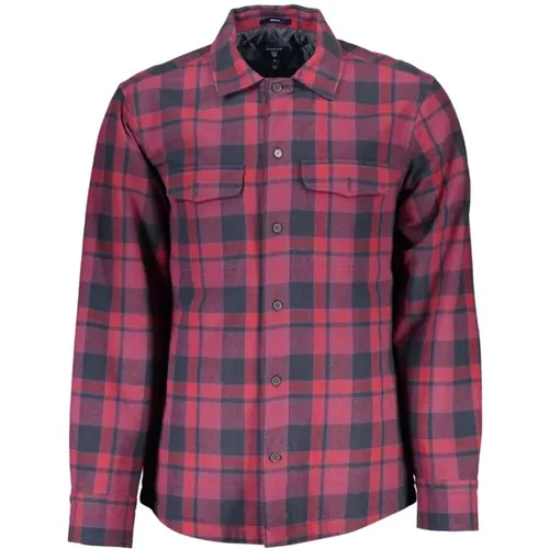 Ele Cotton Shirt , male, Sizes: M, S, XL, 2XL, L - Gant - Modalova