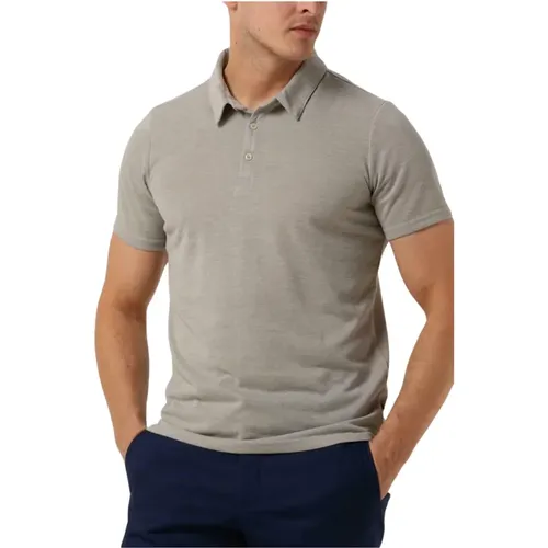 Taupe Polo für stilvolle Herren , Herren, Größe: 2XL - Matinique - Modalova