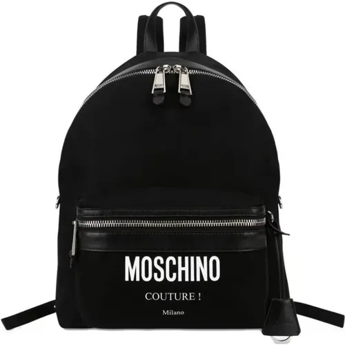Milano Couture Backpack for Men , male, Sizes: ONE SIZE - Moschino - Modalova