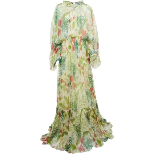 Pre-owned Seide dresses - Gucci Vintage - Modalova