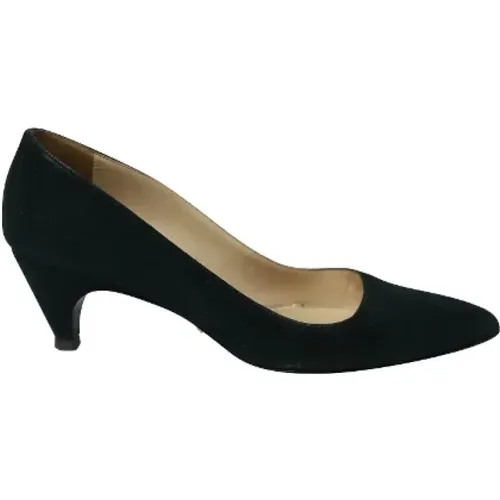 Pre-owned Suede heels , female, Sizes: 4 UK - Prada Vintage - Modalova