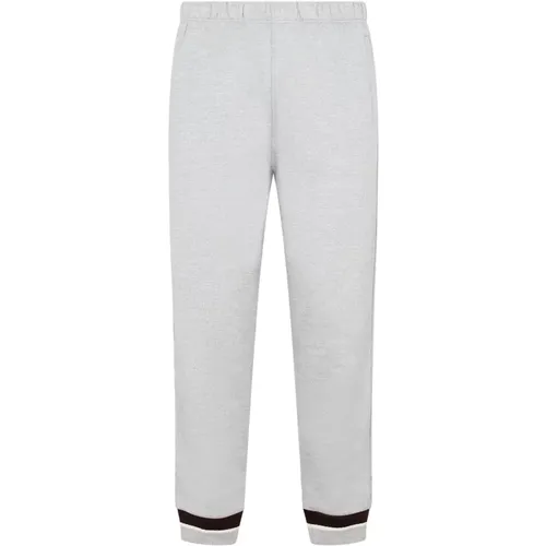 Grey Cotton Pants Regular Fit , male, Sizes: L - Berluti - Modalova