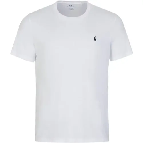 Weißes Freizeit-T-Shirt für Männer , Herren, Größe: M - Ralph Lauren - Modalova