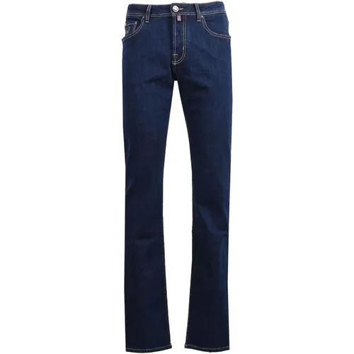 Slim Fit Dunkle Denim Jeans - Jacob Cohën - Modalova