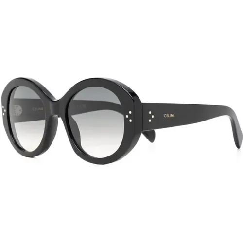 Schwarze Sonnenbrille für den täglichen Gebrauch , Damen, Größe: 53 MM - Celine - Modalova