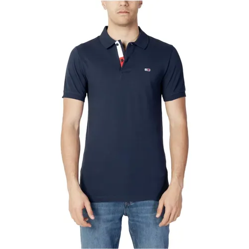 Plain Polo Shirt , male, Sizes: S - Tommy Jeans - Modalova
