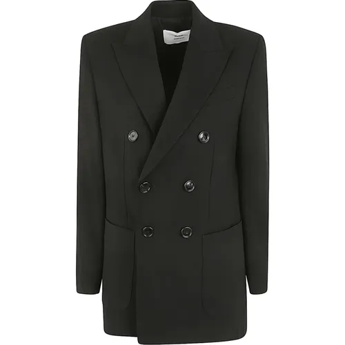 Double Breasted Jacket , female, Sizes: XS, 2XS - Ami Paris - Modalova