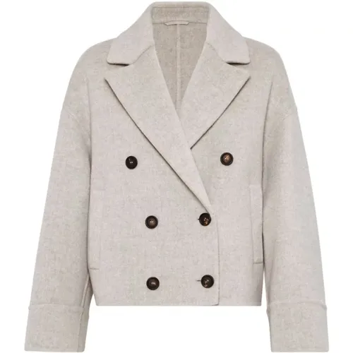 Stylish Women's Jacket for Aw24 , female, Sizes: S, XS - BRUNELLO CUCINELLI - Modalova