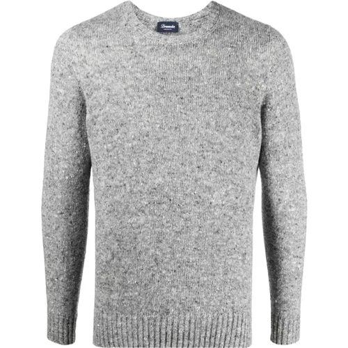 Crew-Neck Sweater , male, Sizes: 2XL, XL, 3XL - Drumohr - Modalova