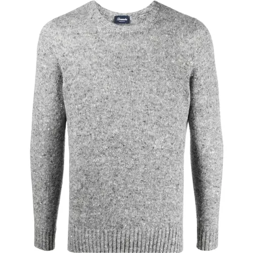 Pullover mit Rundhalsausschnitt , Herren, Größe: 2XL - Drumohr - Modalova